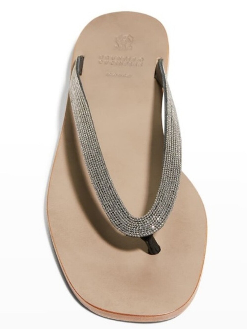 Brunello CucinelliMonili Leather Thong Sandals